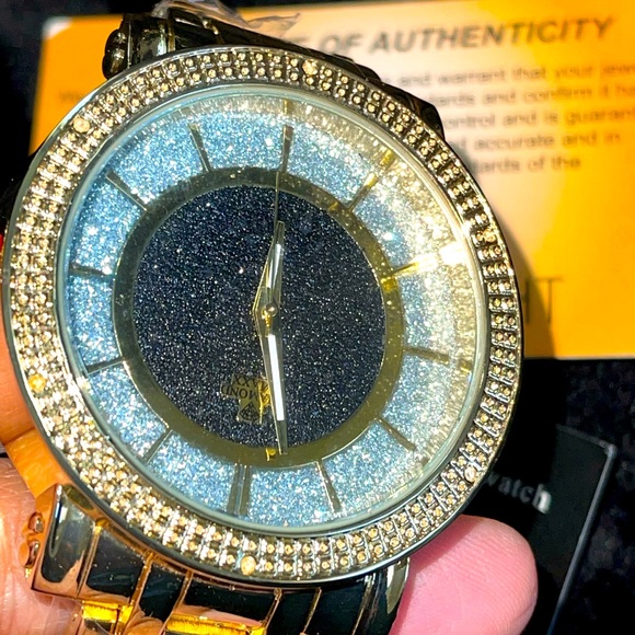 Luxury You Can Afford: Genuine Diamond Watch for Men, Real Diamond custom made - Picture 1 of 5